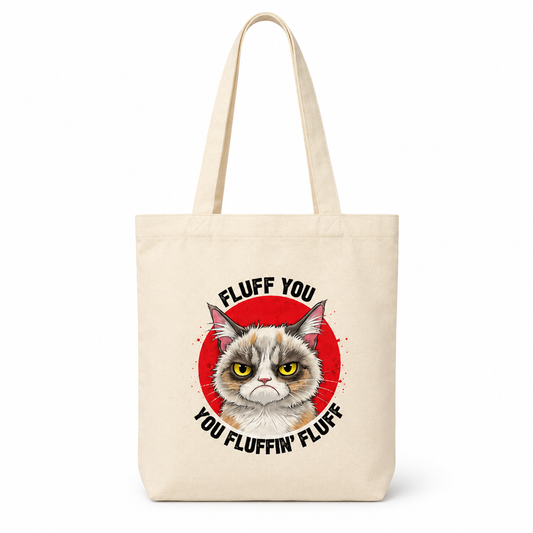 Fluffing Cat